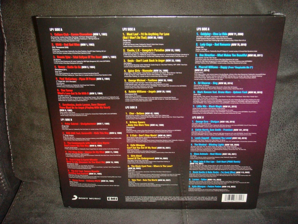 NOW THAT'S WHAT I CALL 40 YEARS - 3 x COLOURED VINYL LP RECORD ALBUM-SEALED - Image 2 of 4