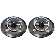 Eddie Motorsports MS110-44BA Hood Pin Kit, Gloss Black