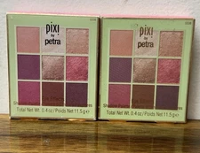 (2x) Pixi by Petra Eye Effects Shadow Palette Rosette Ray Pinks Browns