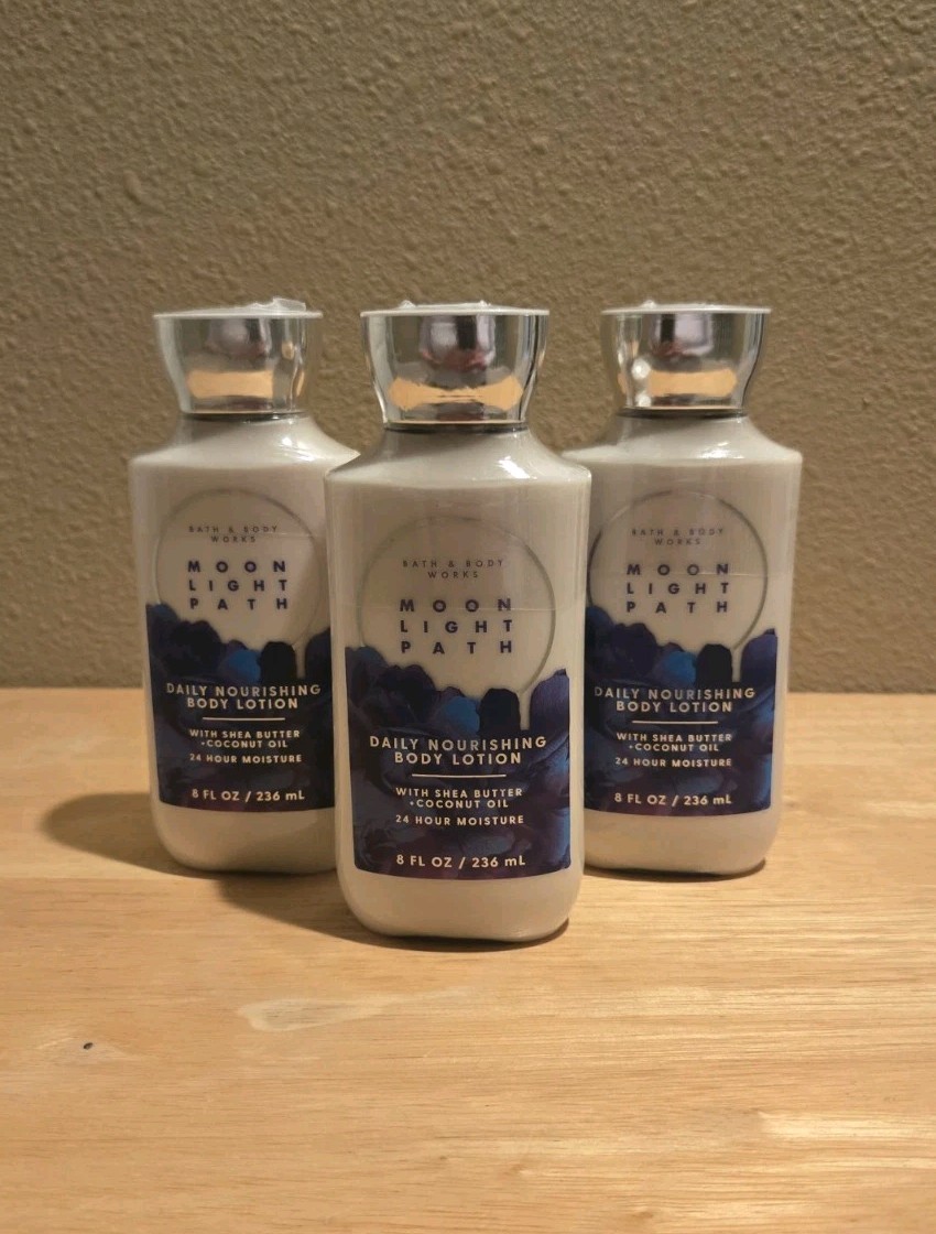 Bath and Body Works Moonlight Path Body Lotion Cream pc