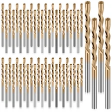 50PCS Drywall Bits, 1/8 Inch Spiral Saw Tip Bit Set, Guide Point Cutting Rout...