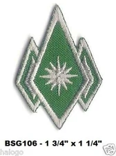 BSG MASTER CHIEF ENLISTED RANK PATCH SET INSIGNIA - BSG106 X 2