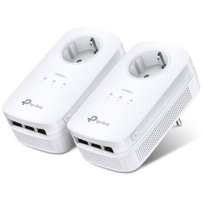 TP-Link TL-PA8030P Powerline Starter Kit 2 Adapter mit je 3 Ethernet-Ports 
