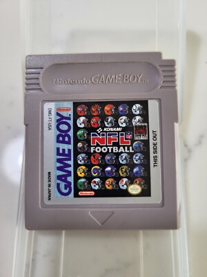 NINTENDO GameBoy KONAMI Game Boy NFL Football w Case | eBay