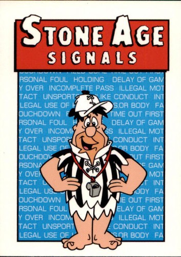 The Flintstones NFL Football 1993 Cardz Trading Card Complete Your Set You Pick - Picture 180 of 221