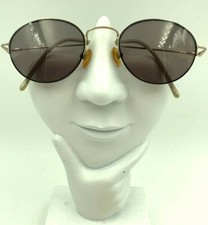 Vintage Dakota Smith D54 Gold Metal Oval Half-Rimmed Sunglasses FRAMES ONLY