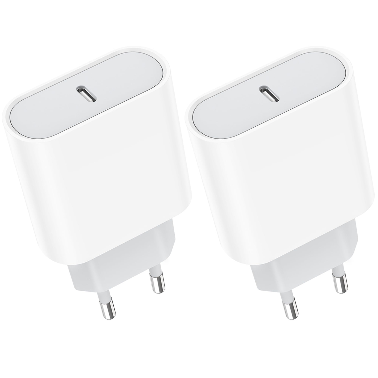 Caricatore USB C, Caricabatterie 20W 2-Pack Presa Type C per iPhone 16/16 (o3d)
