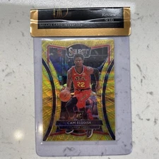 2019-20 Cam Reddish Panini Select Premier Tmall Gold Wave Prizm RC SSP DCI 9/10