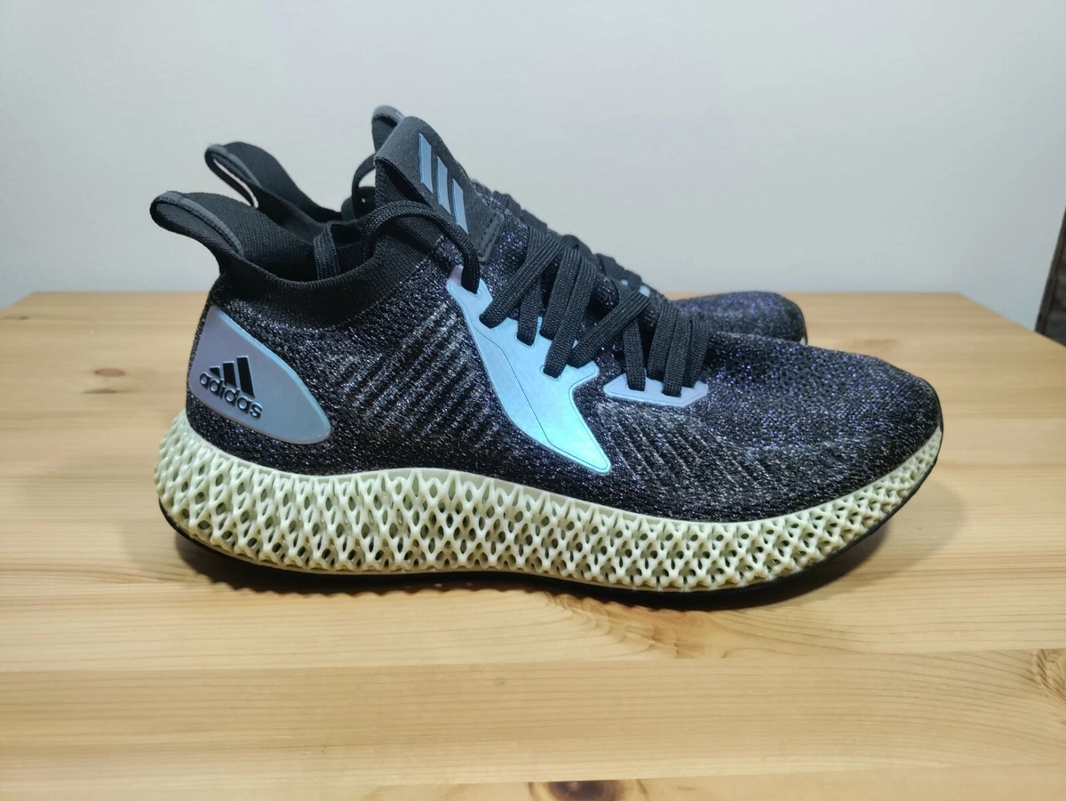 Size 10 - Adidas Alphaedge F4D Black Space Race FV6106 Running Shoes | eBay