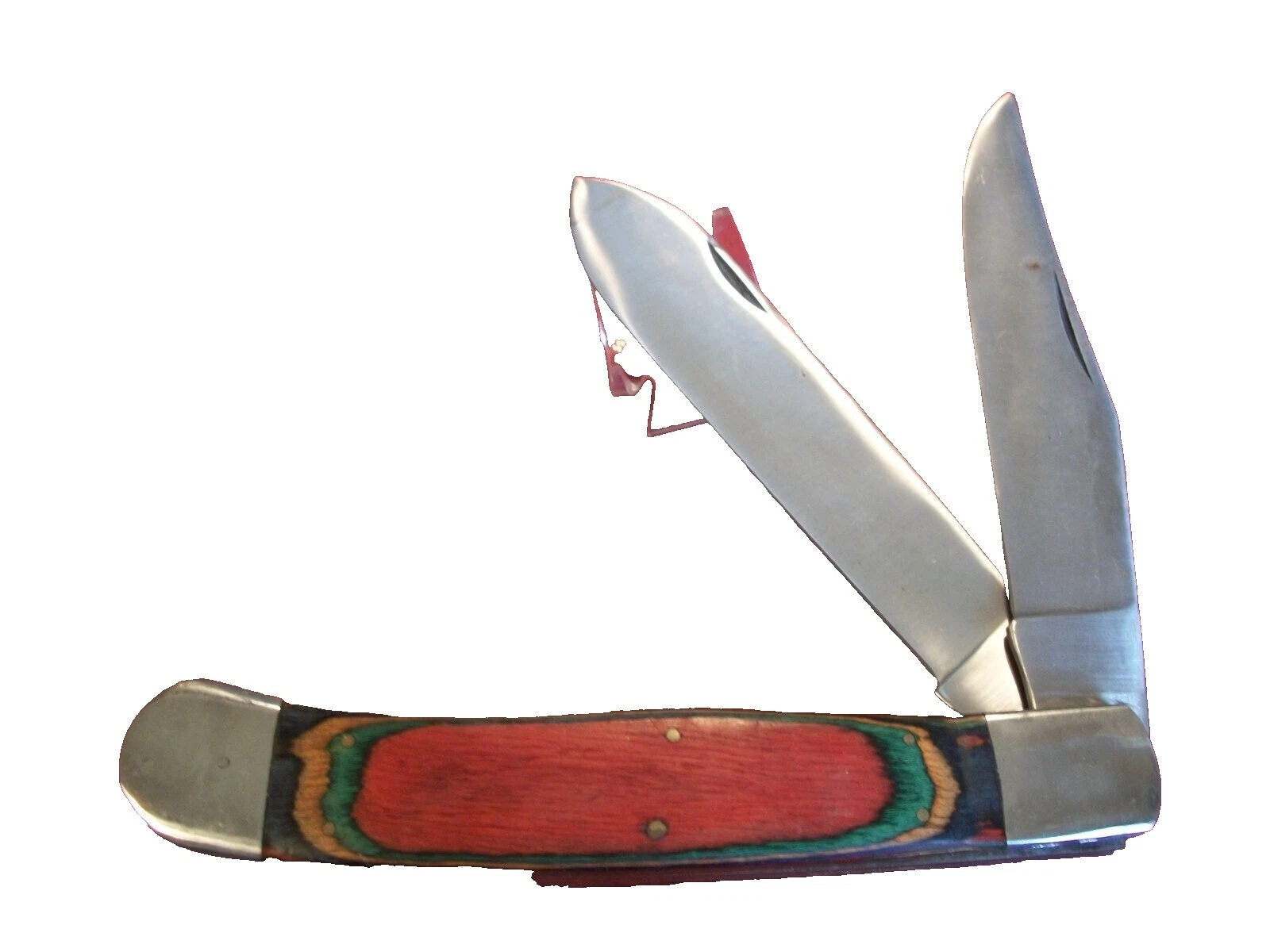 Navaja hoja de acero inoxidable cuchillos plegables Vintage de colección