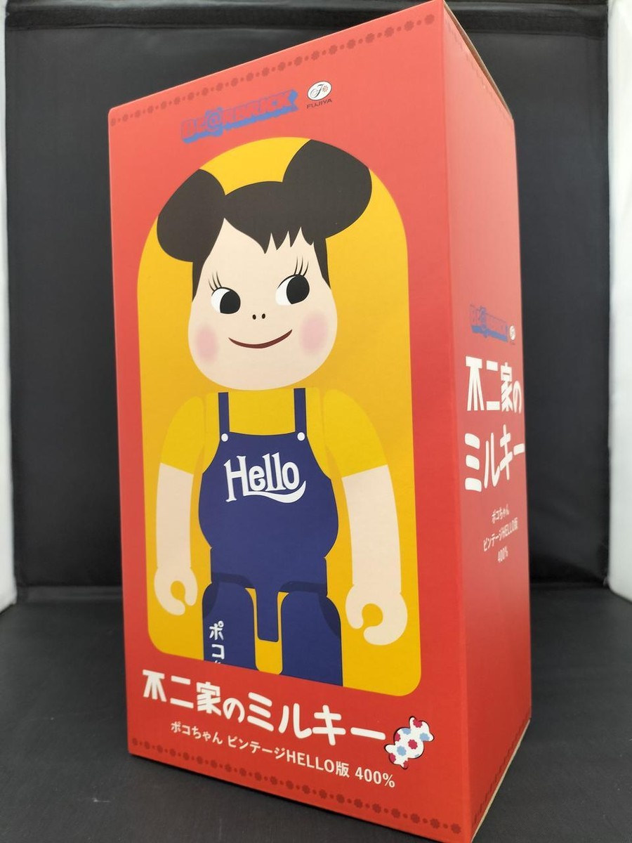 MEDICOM TOY Vintage HELLO version 400% Bearbrick Poco-chan | eBay