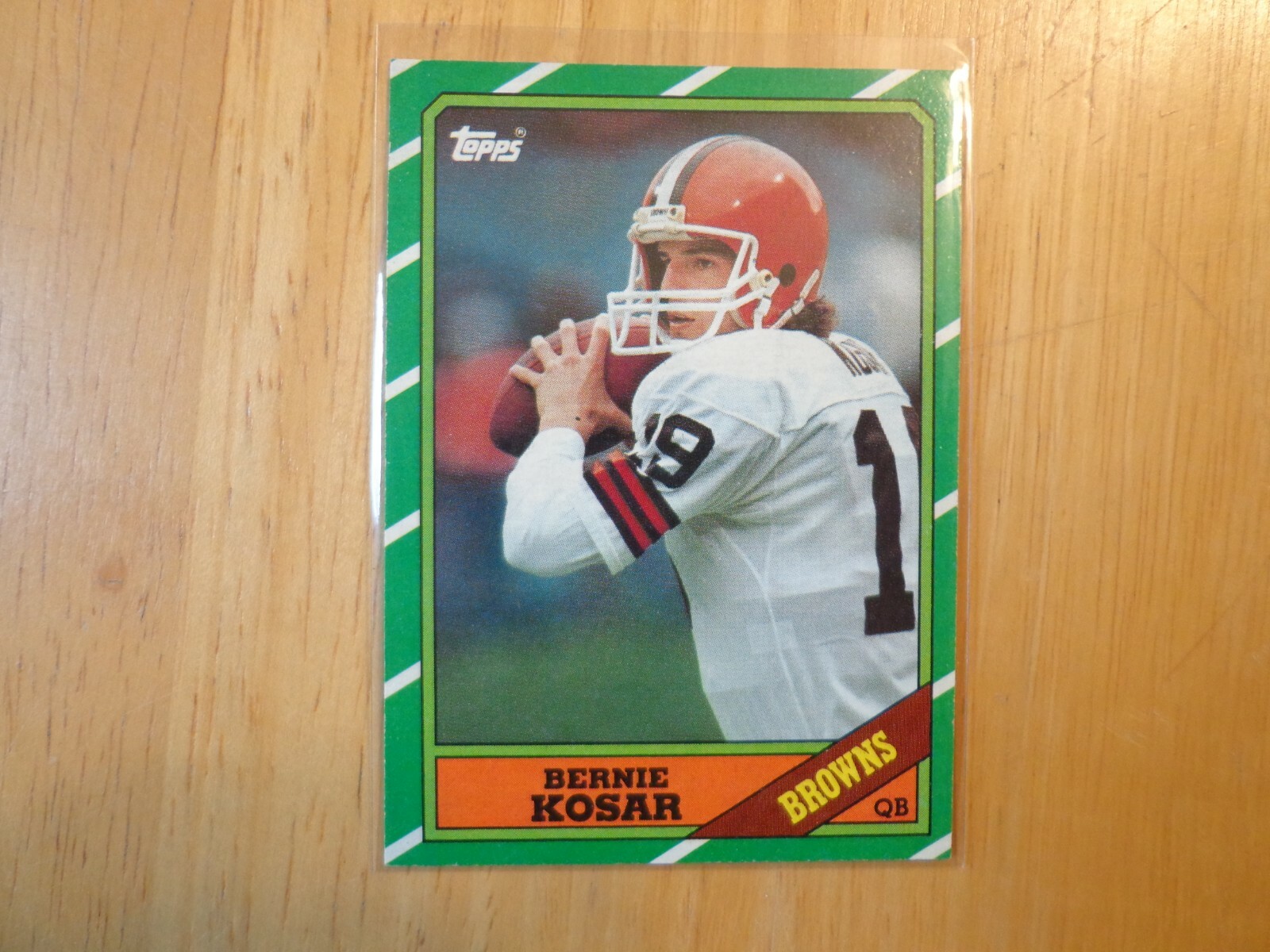 1986 Topps Bernie Kosar #187 Browns Rookie Card #1