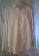 BOSS Hugo Boss White Regular Fit Long Sleeve Dress Button Up Shirt Mens Size XL
