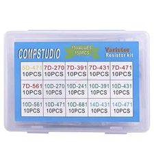 15Value 150Pcs Varistor Resistance kit 470V Voltage Dependent Resistors