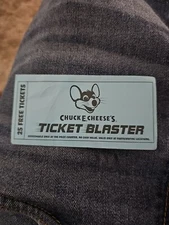 RARE: CHUCK E. CHEESE'S TICKET BLASTER 25 TICKETS ORIGINAL PRIZE REDEEM 🏆🌟