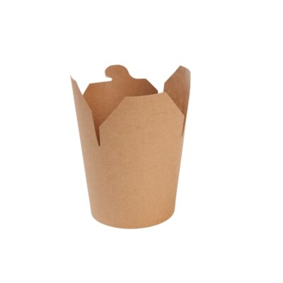 BIOZOYG 50x Einwegschachteln Asiaboxen Nudelbox Faltdeckel Take Away To Go 650ml