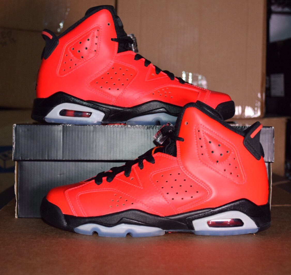 2014 Air Jordan 6 VI Retro Infrared 623 384665-623, sz 4.5Y | eBay