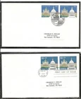 US SC # 2532 and 888 Switzerland FDC . No Cachet 3