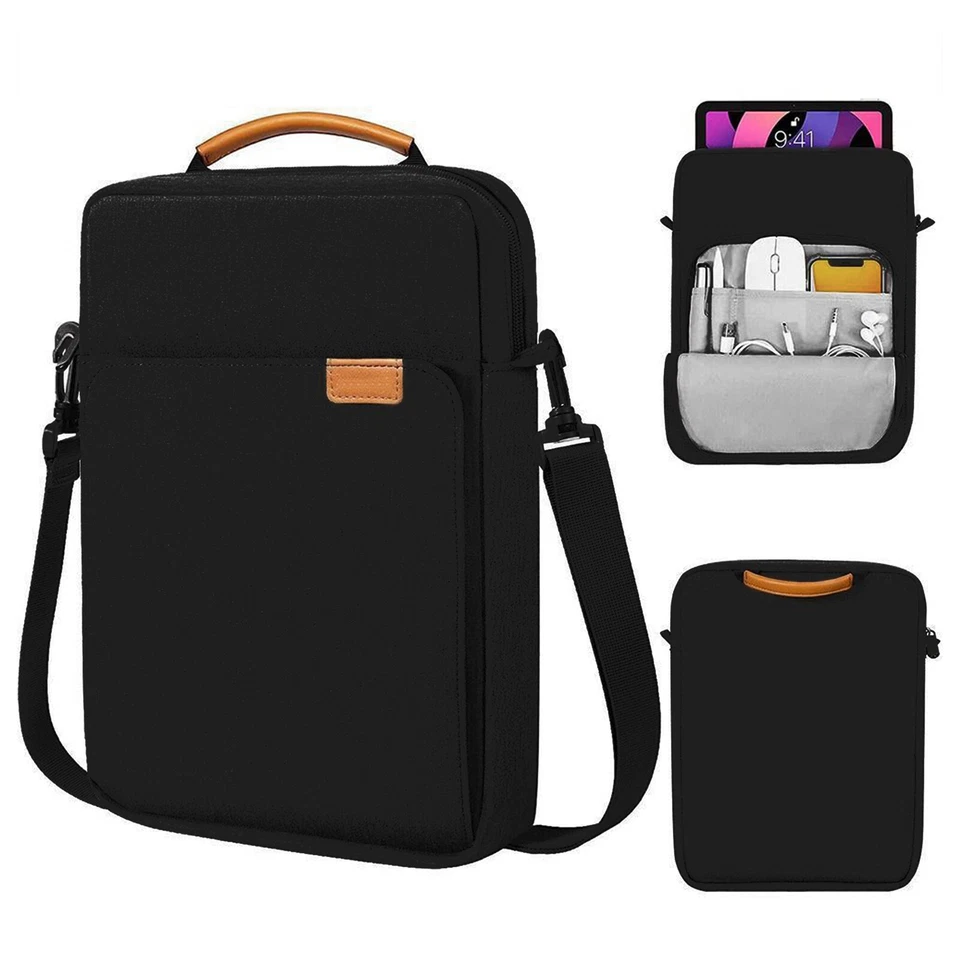 7''-13'' Laptop Shoulder Bag Padded Computer Tablet Carrying Case for MacBook HP - Image 2 of 4