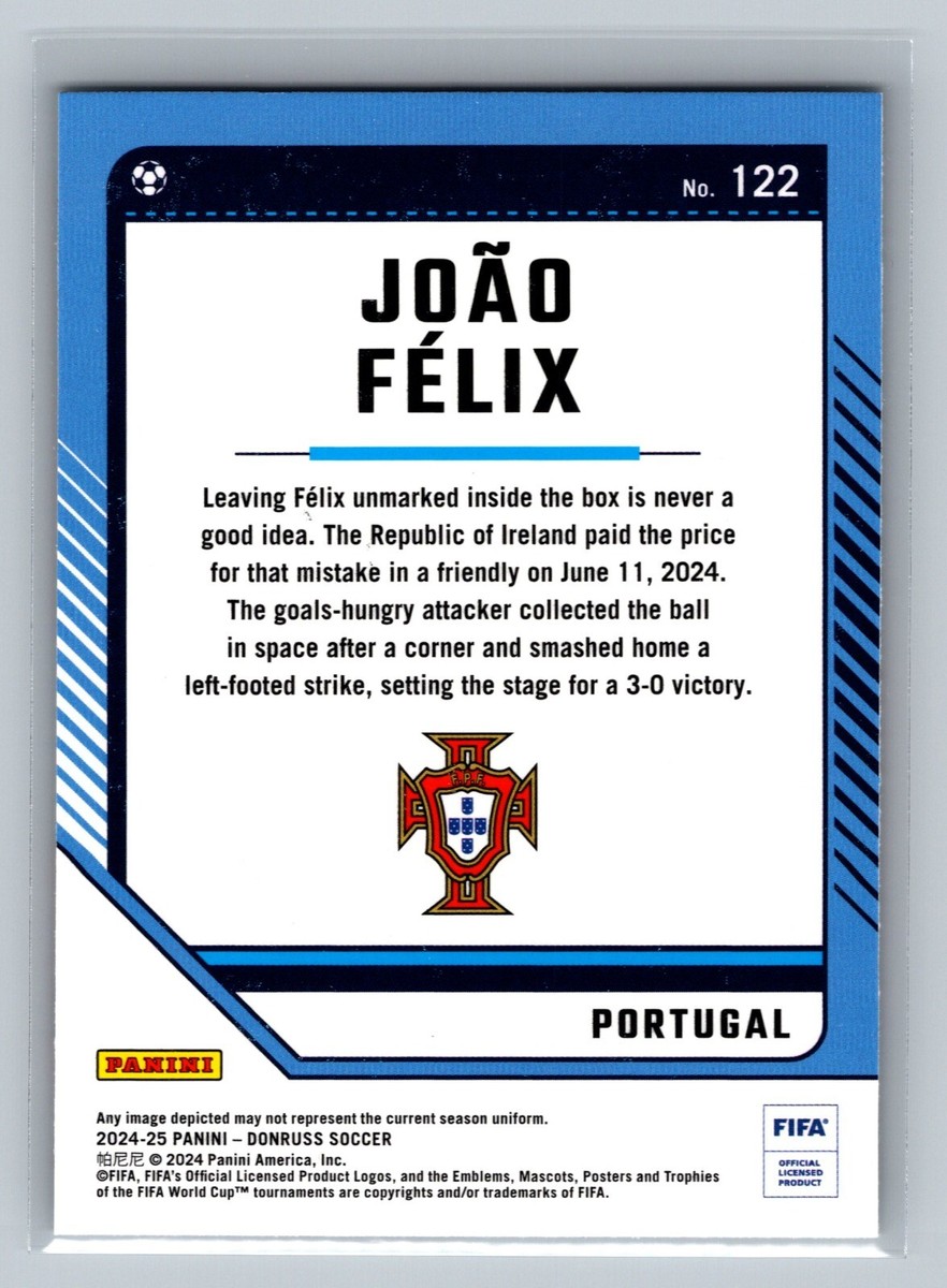 Joao Felix 2024-25 Panini Donruss FIFA CUBIC #122 Soccer Card