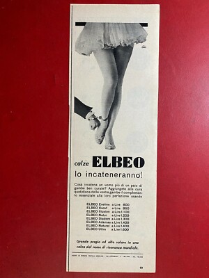 (P143) ELBEO SEXY UNDERWEAR SOCKS 33x11 cm Advertising Advertising Clipping