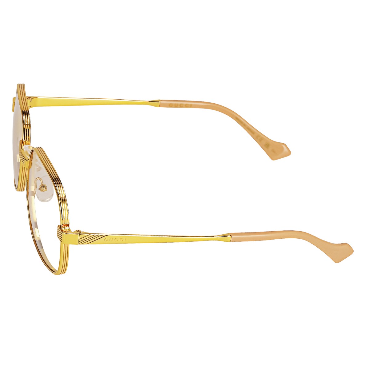 GUCCI ゴールド スクエアサングラスGG0788S Gucci™ GG0788S Square Sunglasses | EyeOns.com