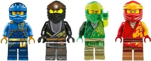 Lego Ninjago Minifigures Lot of 4 The Golden Weapons - Picture 2 of 5