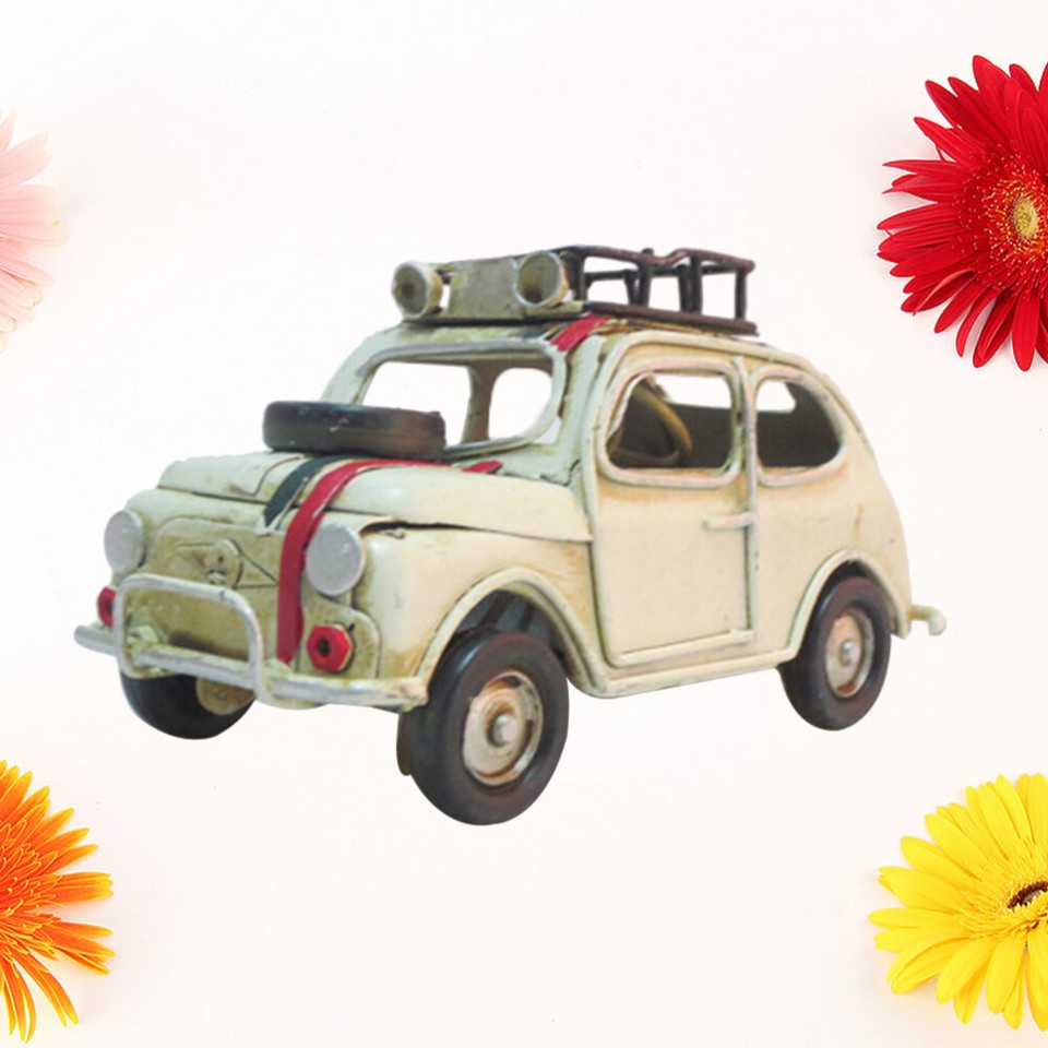 Model Car Model Vintage Mini Creative Metal Craft for Clothes