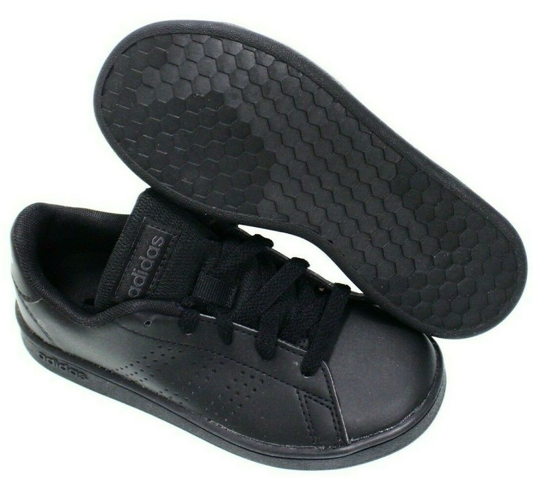 NIB - ADIDAS Kid\u0026#039;s \u0026#039;ADVANTAGE K EF0212\u0026#039; Black SNEAKER SHOES  - 12K | eBay