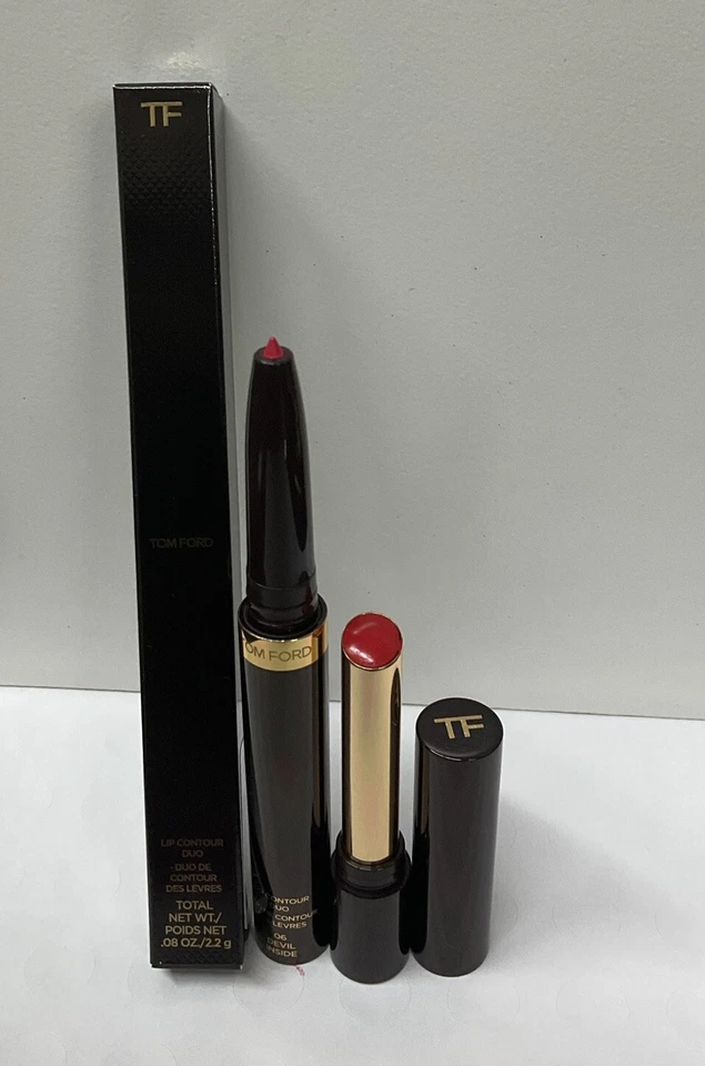 Tom Ford | DEVIL INSIDE Lip Contour Duo .08 Oz NIB! - Image 2 of 4