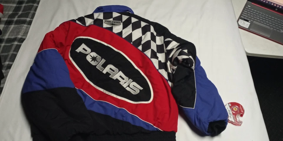Chaqueta de moto de nieve vintage Polaris Dupont Thermolite + aislamiento Foto 2 de 4