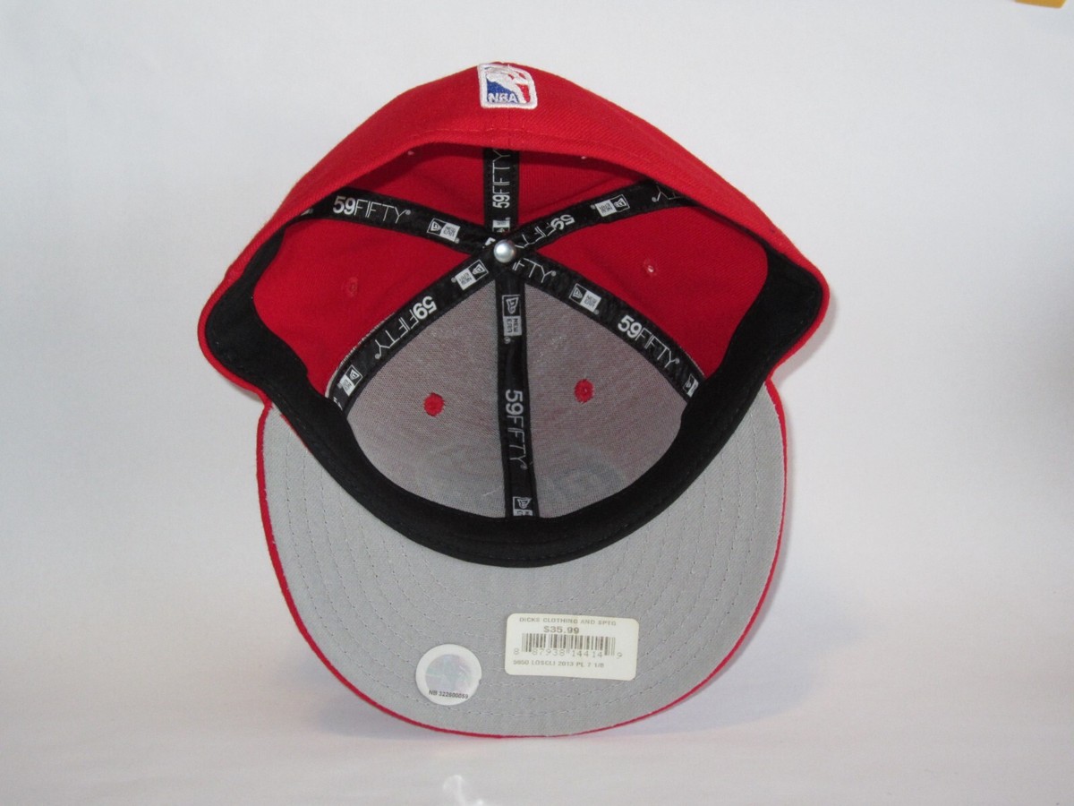 【force】 Los Angeles Clippers NBA Red New Era 59Fifty Hat Cap 7 1/8 NEW