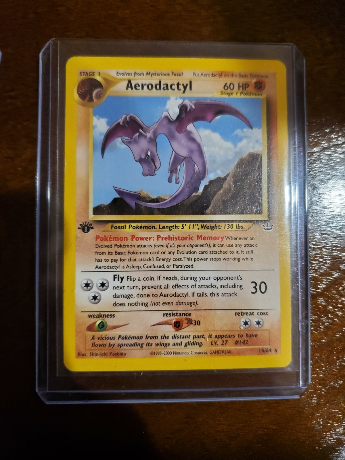 Pokemon 1st Edition Neo Revelation Aerodactyl Non-Holo 15/64