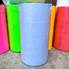 Blue Labels for Monarch 1136 price gun, one sleeve with ink roller, Made in USA