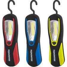3W LED HANGING WORK LIGHT TORCH 220 LUMENS - IMPACT RESIST - RED YELLOW BLUE