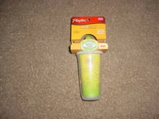 BUTTERFLIES YELLOW/GREEN PLAYTEX TWIST N CLICK  12 M+ SIPPY CUP NEW