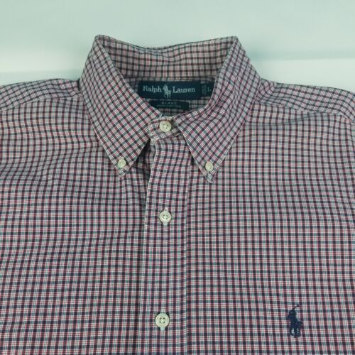 Camisa Dres multicolor de manga larga Ralph Lauren Blake para hombre 100 % algodón talla grande