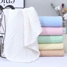 6 Layers Baby Blankets Organic Muslin Swaddles Blanket for Newborn Cotton Bath T