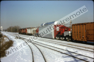 Original Slide Indiana Harbor Belt IHB Special Car Harbor Hill 2-1993 (2Y) (XF)