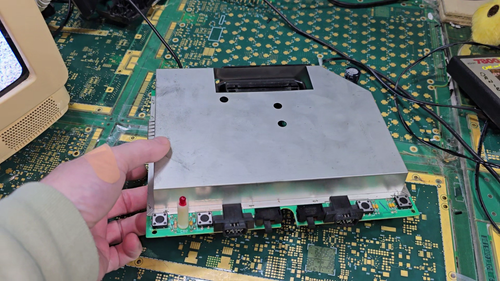 Placa madre Atari 7800 Exact DEFECTUOSA DONANTE con expansión-funciona al azar-piezas-LEER - Vídeo 1 de 1