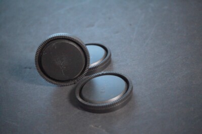 3x Sony E-Mount Objektiv Rückdeckel   Schutzkappen für Kameraoptik und Adapter