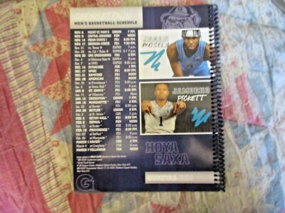 2019-20 GEORGETOWN BASKETBALL MEDIA GUIDE Yearbook Press Book