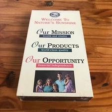 Welcome To Nature's Sunshine Mission Products VHS VCR Video Tape New  / Sealed
