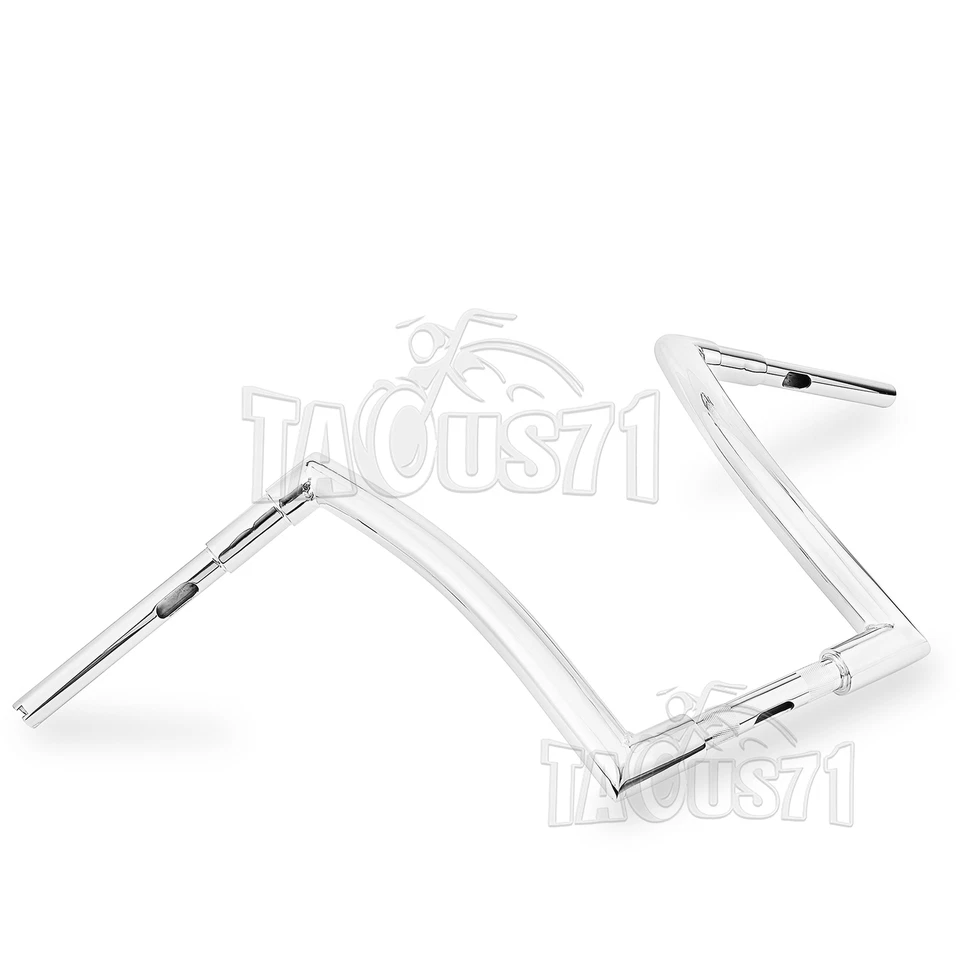 Manillar colgante DNA Monster Fat 1-1/2" barras 12"-16" elevación APE para Harley Touring Foto 2 de 4