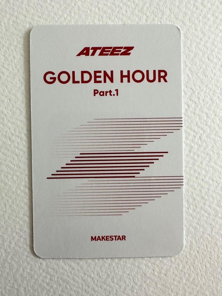 ATEEZ [GOLDEN HOUR : Part.1] Official Photocard Makestar