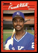 Frank White 1990 Donruss #262 Royals MLB READ FREE SHIPPING AutographDen