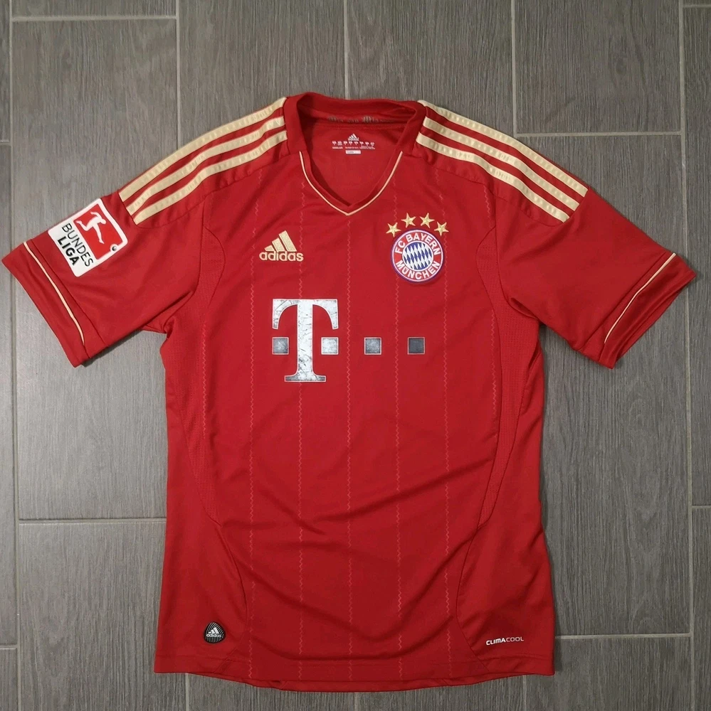 Vintage Retro 2011/12 FC Bayern München FCB Trikot Größe: S Fußball Adidas Fans