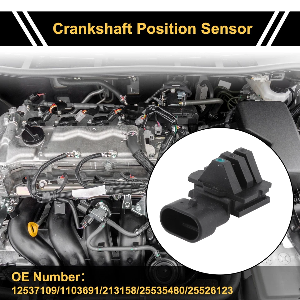 1 Pc No.12537109 Crankshaft Position Sensor for Buick LeSabre 3.8 1986-1988 Foto 2 de 4