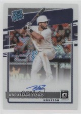 2020 Panini Donruss Optic White Mojo Prizm 20/99 Abraham Toro #RRS-AT Auto v6p