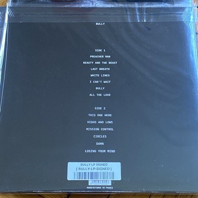 Kanye West Ye BULLY SIGNED Vinyl LP Autographed Cover Clear